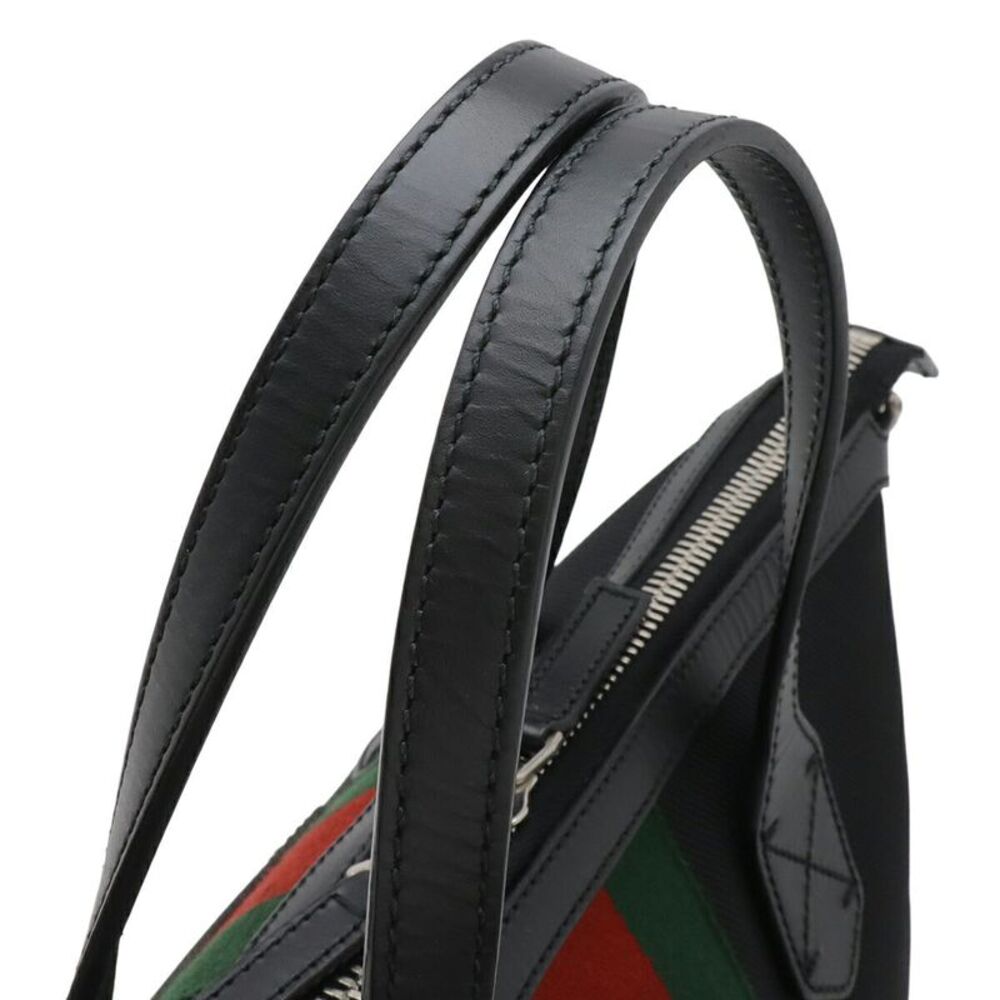 Gucci Nylon Canvas Leather Tote Bag - Picture 5 of 8